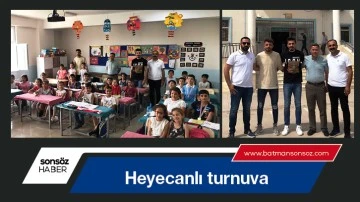 Batman İlkokulu&rsquo;nda heyecanlı turnuva