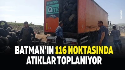 Batman&rsquo;ın 116 noktasında atıklar toplanıyor