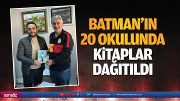 Batman&rsquo;ın 20 okulunda kitaplar dağıtıldı