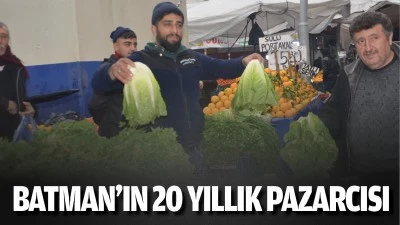 Batman&rsquo;ın 20 yıllık pazarcısı&hellip;