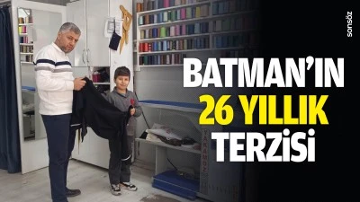 Batman&rsquo;ın 26 yıllık terzisi&hellip;