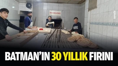 Batman&rsquo;ın 30 yıllık fırını