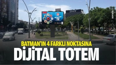 Batman&rsquo;ın 4 farklı noktasına dijital totem