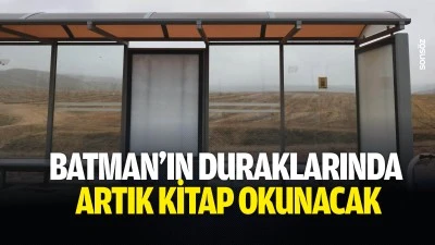 Batman&rsquo;ın duraklarında artık kitap okunacak