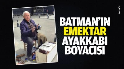 Batman&rsquo;ın emektar ayakkabı boyacısı&hellip;