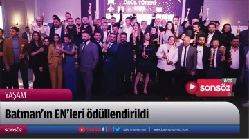 Batman&rsquo;ın EN'leri &ouml;d&uuml;llendirildi