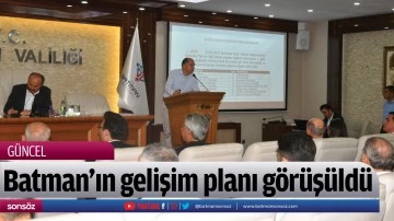 Batman&rsquo;ın gelişim planı g&ouml;r&uuml;ş&uuml;ld&uuml;&nbsp;&nbsp;