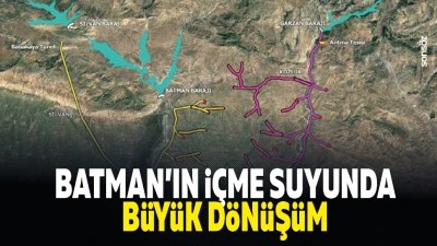Batman&rsquo;ın i&ccedil;me suyunda b&uuml;y&uuml;k d&ouml;n&uuml;ş&uuml;m
