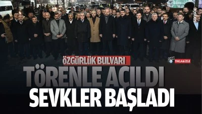 Batman&rsquo;ın &Ouml;zg&uuml;rl&uuml;k Bulvarı t&ouml;renle a&ccedil;ıldı