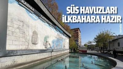 Batman&rsquo;ın s&uuml;s havuzları ilkbahara hazır