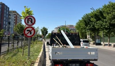 Batman&rsquo;ın trafik direkleri yenileniyor