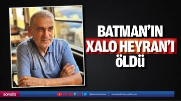 Batman&rsquo;ın Xalo Heyran&rsquo;ı &ouml;ld&uuml;