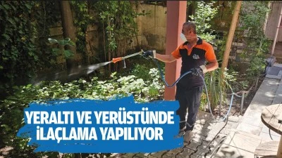 Batman&rsquo;ın yeraltı ve yer&uuml;st&uuml;nde ila&ccedil;lama yapılıyor