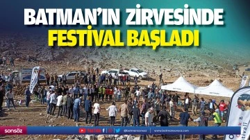 Batman&rsquo;ın zirvesinde festival başladı