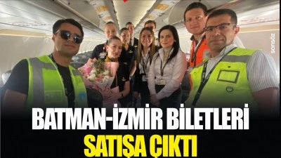 Batman-İzmir biletleri satışa &ccedil;ıktı