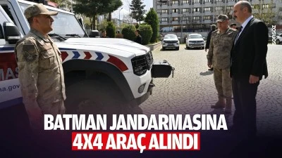 Batman Jandarmasına 4x4 ara&ccedil; alındı
