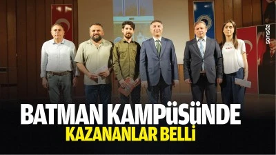 Batman Kamp&uuml;s&uuml;nde kazananlar belli