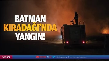 Batman Kıradağı&rsquo;nda yangın!