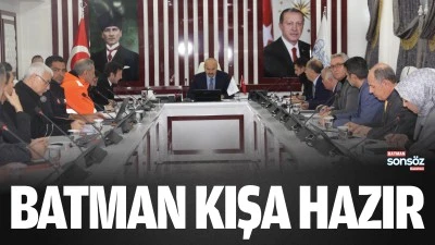 Batman, kışa hazır