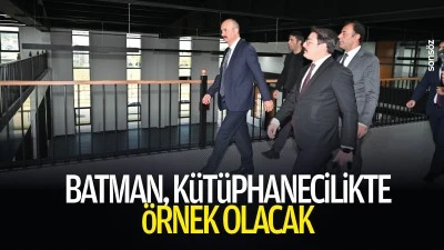 Batman, k&uuml;t&uuml;phanecilikte &ouml;rnek olacak