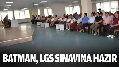 Batman, LGS sınavına hazır