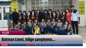 Batman Lisesi, b&ouml;lge şampiyonu&hellip;