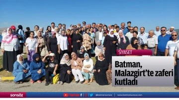 Batman, Malazgirt&rsquo;te zaferi kutladı