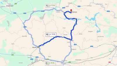 Batman-Mardin Arası Ka&ccedil; Kilometre? İşte Ulaşım Se&ccedil;enekleri