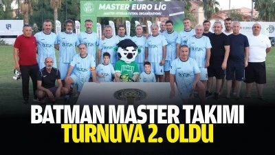 Batman Master takımı turnuva 2. oldu