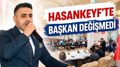 Hasankeyf'te başkan değişmedi
