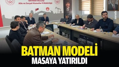 Batman modeli, masaya yatırıldı