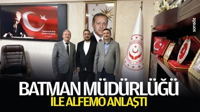 Batman M&uuml;d&uuml;rl&uuml;ğ&uuml; ile Alfemo anlaştı
