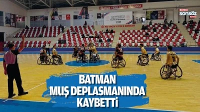 Batman, Muş deplasmanında kaybetti