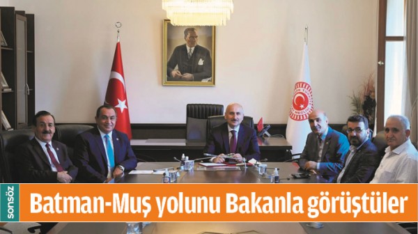 BATMAN-MUŞ YOLUNU BAKANLA G&Ouml;R&Uuml;ŞT&Uuml;LER