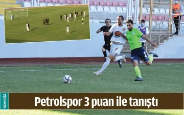 BATMAN PETROLSPOR 3 PUAN İLE TANIŞTI