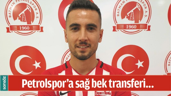 BATMAN PETROLSPOR&rsquo;A SAĞ BEK TRANSFERİ