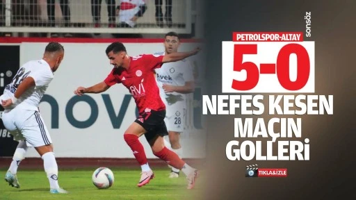 Batman Petrolspor - Altay ma&ccedil;ın golleri