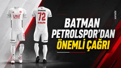 Batman Petrolspor'dan &ouml;nemli &ccedil;ağrı