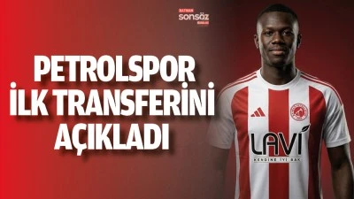Batman Petrolspor İlk Transferini A&ccedil;ıkladı