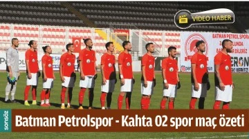 BATMAN PETROLSPOR - KAHTA 02 SPOR MA&Ccedil; &Ouml;ZETİ