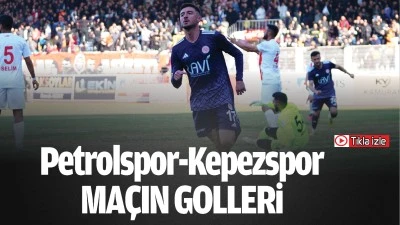Batman Petrolspor-Kepezspor ma&ccedil;ın golleri