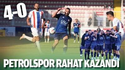 Batman Petrolspor, rahat kazandı: 4 -0 