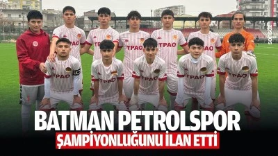 Batman Petrolspor şampiyonluğunu ilan etti