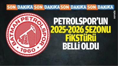 Batman Petrolspor'un 2025-2026 sezonu fikst&uuml;r&uuml; belli oldu