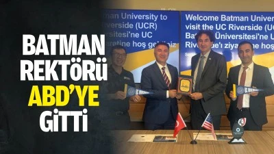 Batman Rekt&ouml;r&uuml;, ABD&rsquo;ye gitti