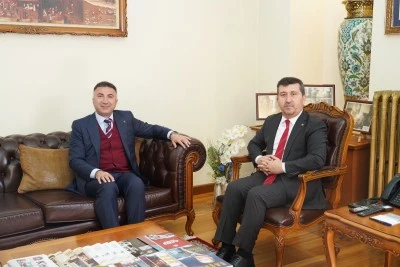 Batman Rekt&ouml;r&uuml;, mevkidaşını ziyaret etti