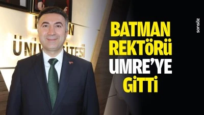 Batman Rekt&ouml;r&uuml;, Umre&rsquo;ye gitti
