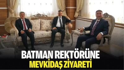 Batman Rekt&ouml;r&uuml;ne mevkidaş ziyareti&hellip;