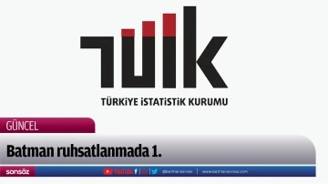 Batman ruhsatlanmada 1.
