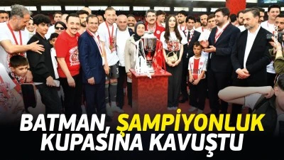 Batman, şampiyonluk kupasına kavuştu